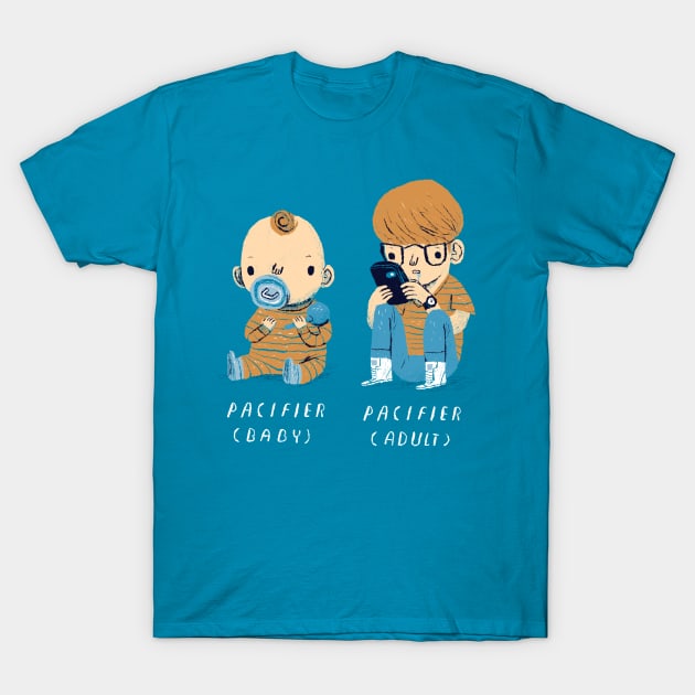 baby vs adult T-Shirt by Louisros